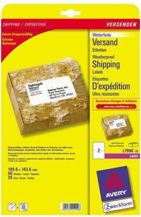 Image du produit Avery Étiquettes de vente