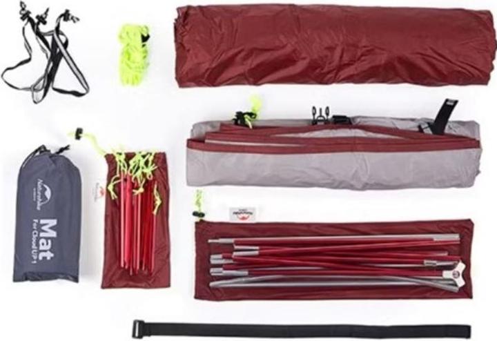 Immagine prodotto Naturehike Tenda Cloud up 3 ultraleggera per 3 personeGrigio chiaro (Tenda, 2.12 kg, 3 persone)