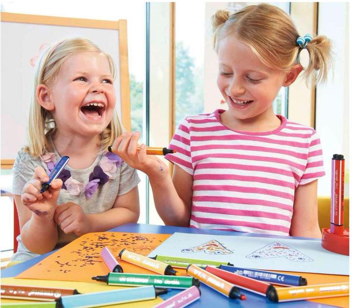 Produktbild STABILO Trio Scribbi Gefederter Dreikant-Filzstift (Green, 1 x)