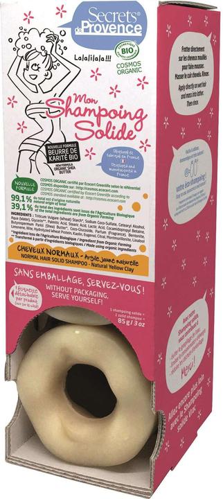 Image du produit Secrets de Provence Distributeur de shampooing pour cheveux normaux (Shampoing solide)