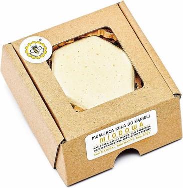 Actual product image Miodowa Mydlarnia Honey Bath Bomb 80g
