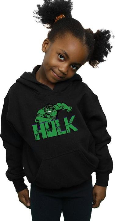 Actual product image Girls Hulk Pixelated Hoodie (152, 158)