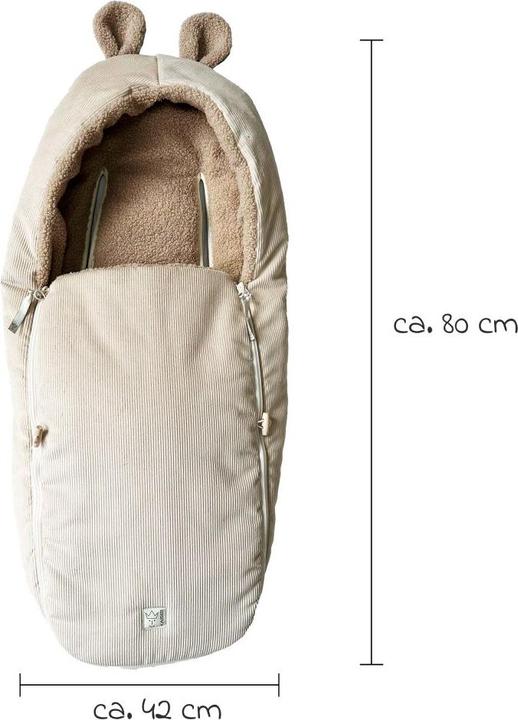 Actual product image Kaiser Fusssäcke für Babyschalen & Babywannen Fleece-Fusssack Hima für Babyschalen & Babywannen