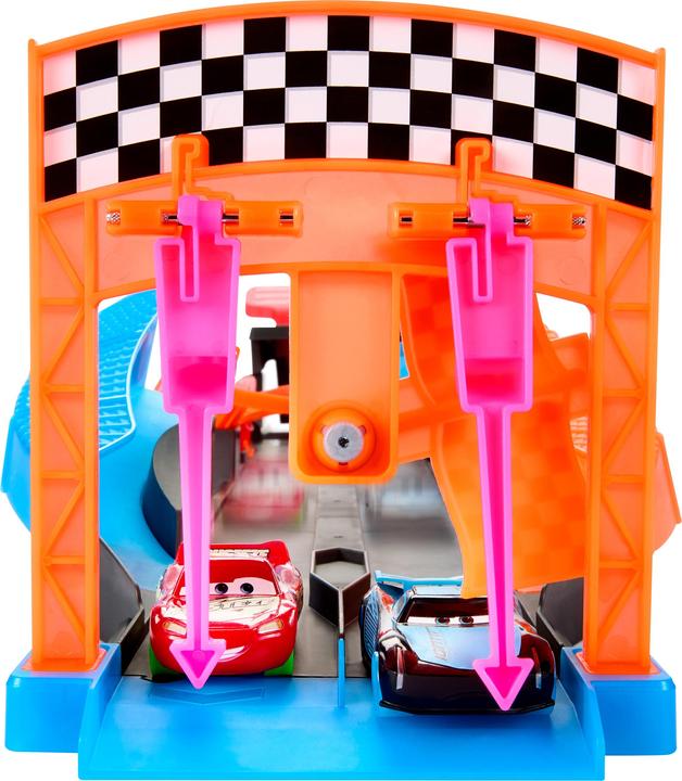 Image du produit Mattel Glow Racers Launch & Criss-Cross Glow Race Playset