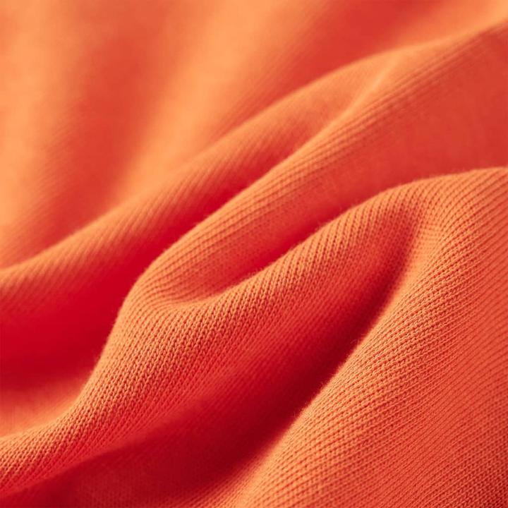 Actual product image VidaXL Children's sweatshirt dark orange 140,Material: 92 % cotton (140)