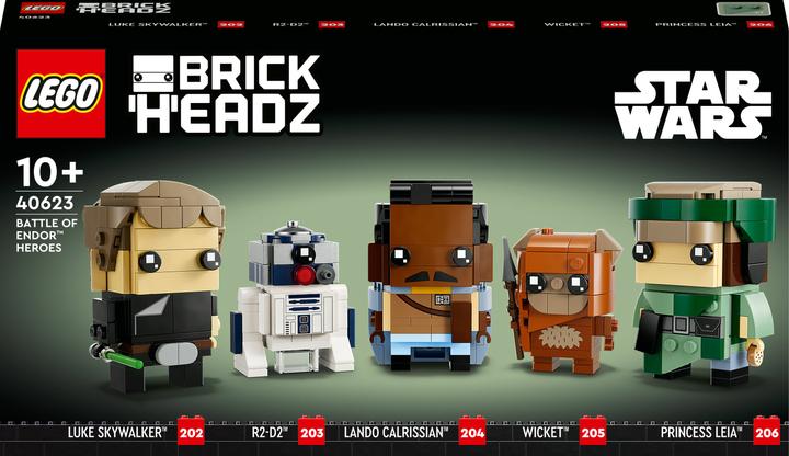 Actual product image LEGO Heroes of the Battle of Endor (40623, LEGO Brickheadz)