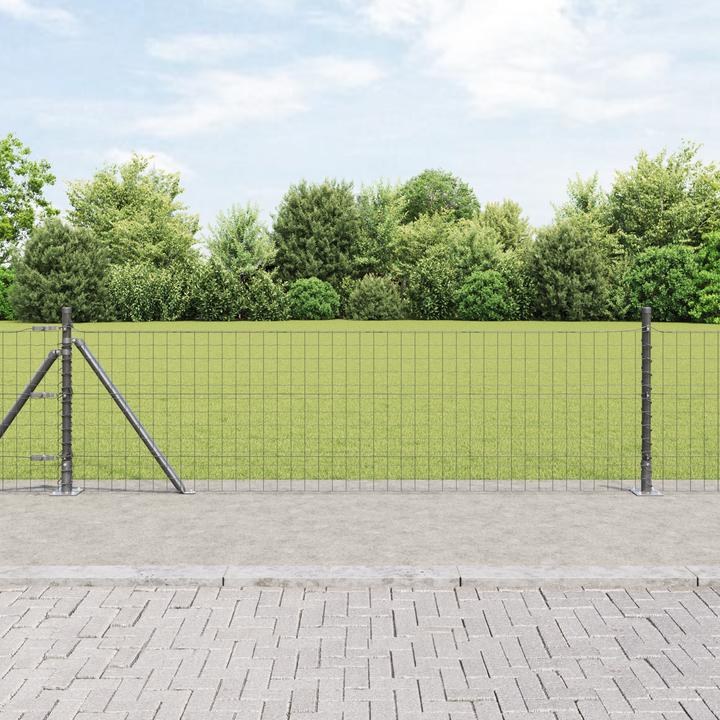 Immagine prodotto VidaXL Set di paletti per recinzione 7 pezzi in cemento grigio 3,2 x 3,2 x 50 cm Durevole