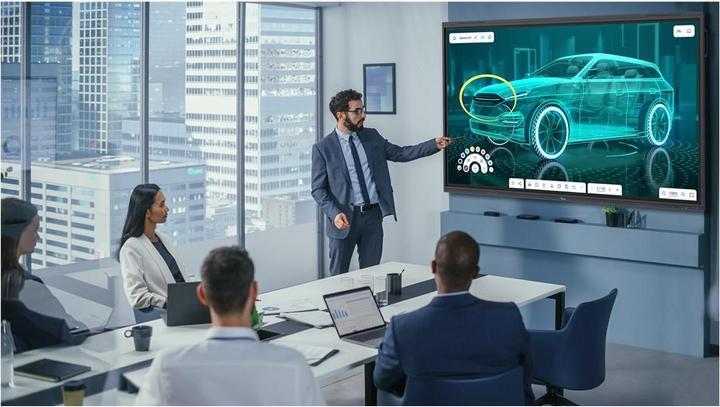 Produktbild Optoma 5863RK 86inch 400cd/m2 UHD Interactive 4K Multi-Touch-Display Android 13 Integrated Google Pl (3840 x 2160 Pixel, 86")