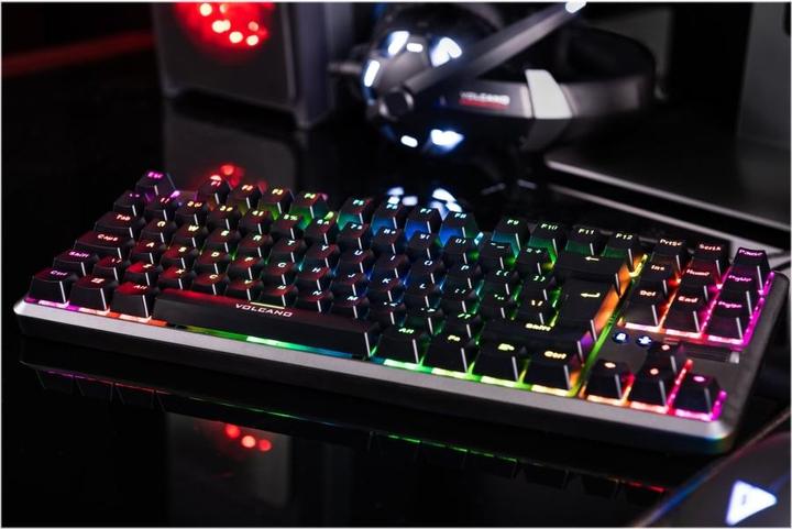 Produktbild Modecom VOLCANO LANPARTY 2 RGB Tastatur USB (US, Kabelgebunden)