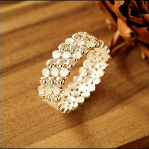Image du produit Andreani Bracelet avec pierre de lave véritable (8 cm, Pierres, Métal)