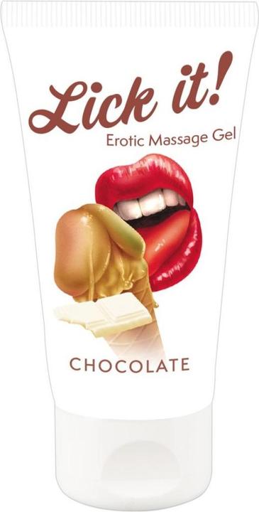 Actual product image Lick-it Erotic Massage Gel Sparkling Wine And Strawberry (50 ml)