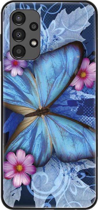 Schmetterling blau