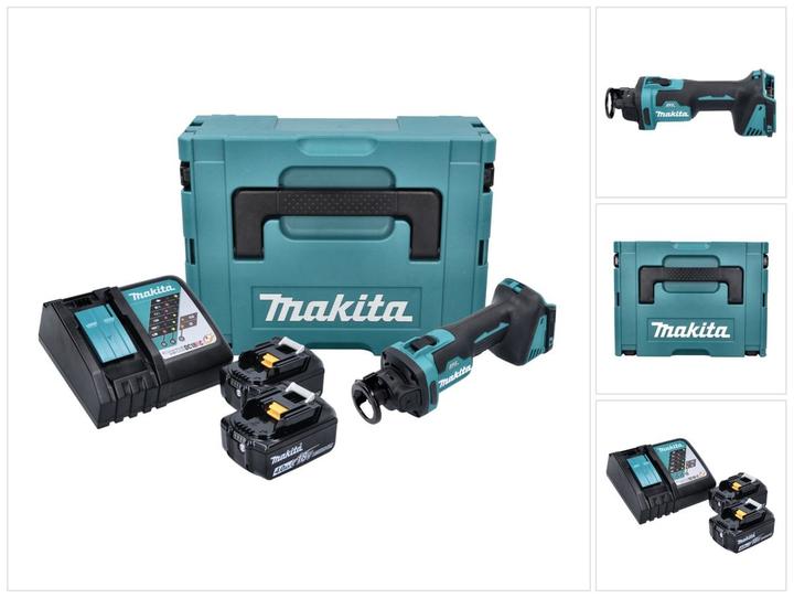Produktbild Makita DCO 181 RMJ Akku Rotationsschneider 18 V 32000 U/min Brushless + 2x Akku 4,0 Ah + Ladegerät +