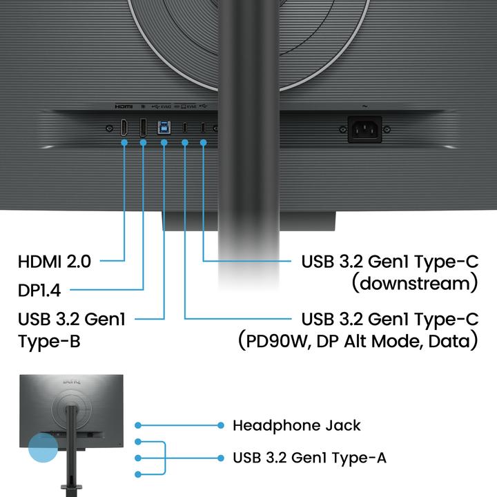 Actual product image BenQ RD280UA IPS 4K UHD USB-C HDR10 (3840 x 2560 pixels, 28.20")