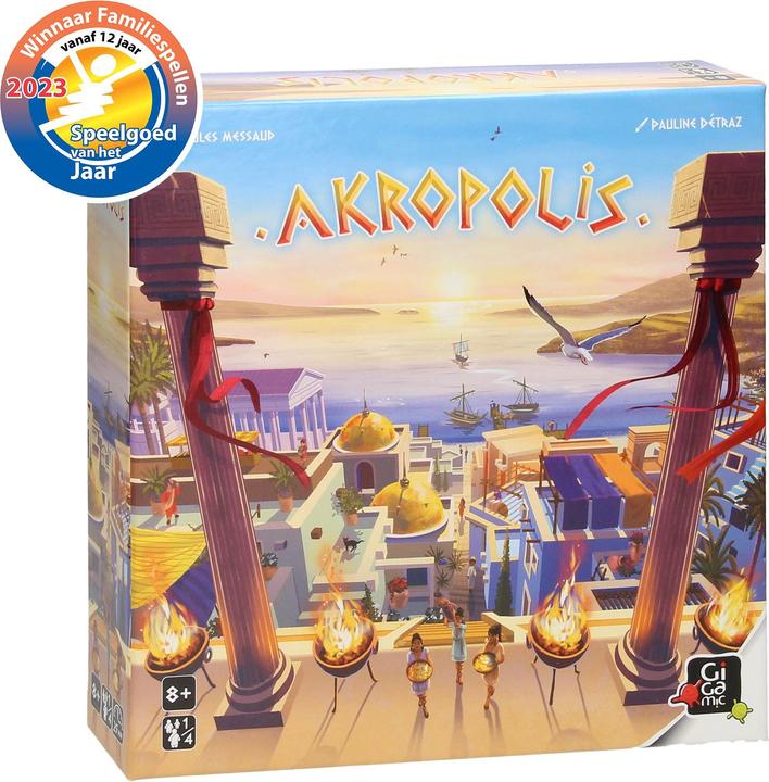 Actual product image Geronimo Games Acropolis board game
