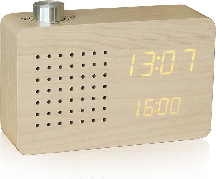 Actual product image Gingko Radio Click Clock