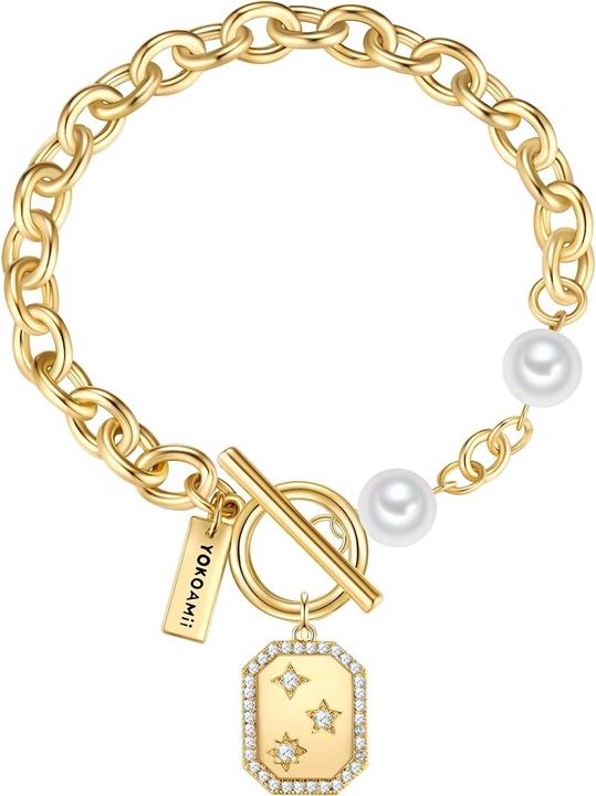 Produktbild Yokoamii Damen Armband Sterne - 36358 (19 cm, Messing)