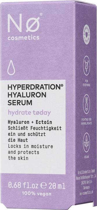Actual product image Nø Cosmetics hydrate tøday Hyperdration Hyaluron Serum (20 ml)