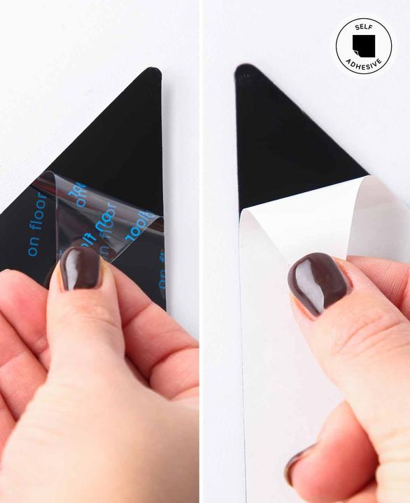 Actual product image Esmée Anti-slip pads for carpet, 8 pieces (10 x 14 cm)