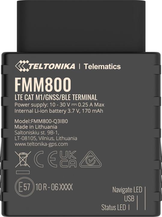 Actual product image Teltonika Telematics FMM880 GNSS 4G LTE Cat 1 M1 Tracker
