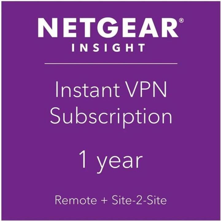 Immagine prodotto Netgear insight business vpn licenza singola per 1 anno fino a 5 dispositivi per la serie srk60 sxk80 (5 Dispositivi, 12 mesi)