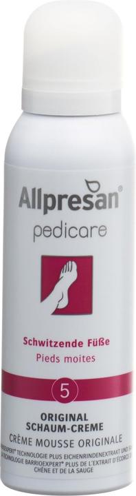 Allpresan pedicare (5) Schwitzende Füsse 125 ml (Fusscrème & Fussgel, 125 ml)
