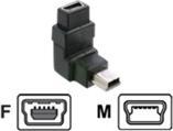 Produktbild Delock USB Adapter Mini-B zu Mini-B, 90ø gewinkelt (USB 2.0)