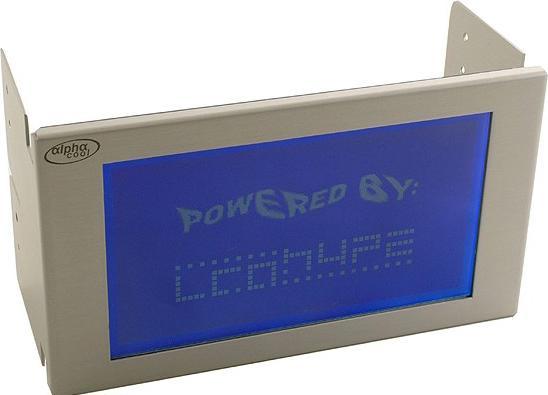 Produktbild Alphacool LCD-Display 240x128 Pixel Blau neg. silber