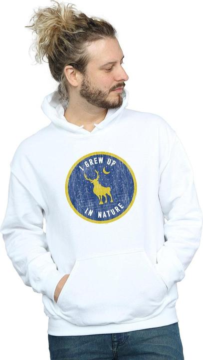 Actual product image Disney Mens Frozen 2 Sven I Grew Up In Nature Hoodie (5XL)