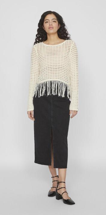 Actual product image Vila Fringed knitted top (M)