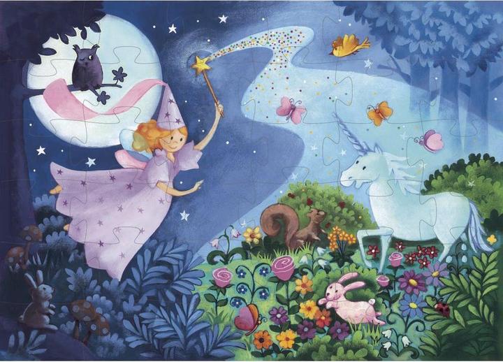 Immagine prodotto Djeco La fata e l'unicorno (36 pezzi)