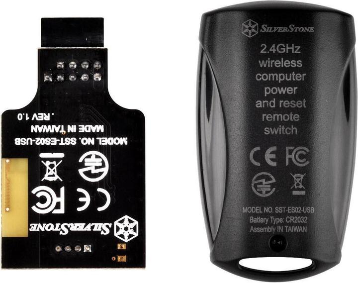Actual product image Silverstone SST SST-ES02-USB (Device-specific remote control, Radio Frequency (RF))