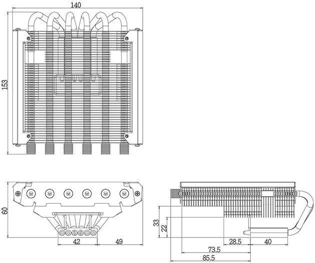 Produktbild Thermalright AXP-200R (73 mm)