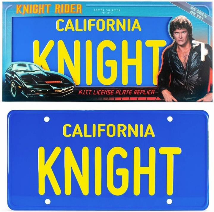 Produktbild Doctor Collector Knight Rider plaque d'immatriculation
