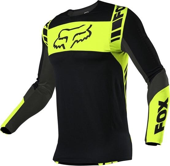 Produktbild Fox Jersey 21 Flexair Mach One Blk/Ylw S (S)