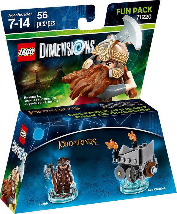 Actual product image LEGO Dimensions Gimli Fun Pack (LEGO DC, LEGO Dimensions)