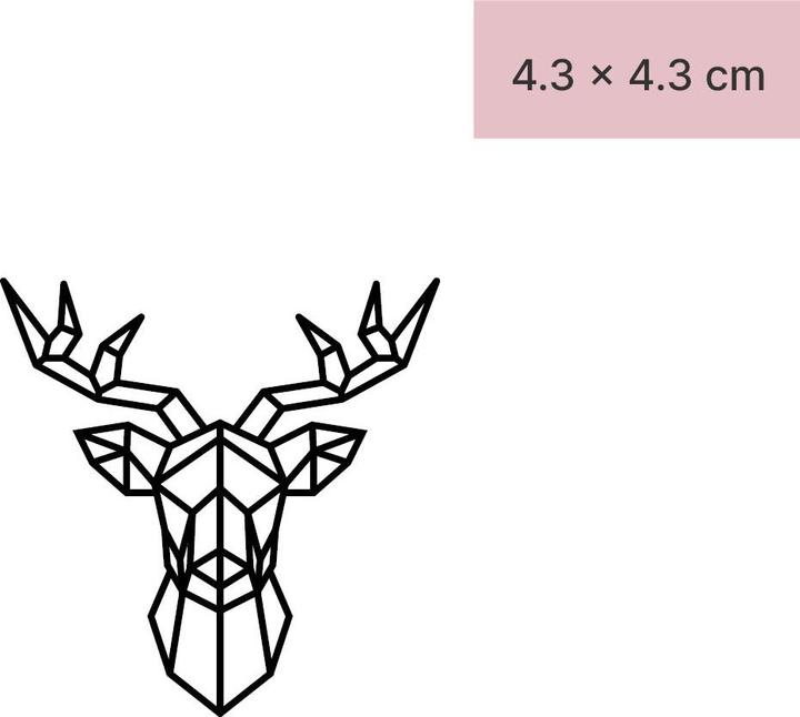 Immagine prodotto minink Tatuaggio temporaneo - Cervo geometrico