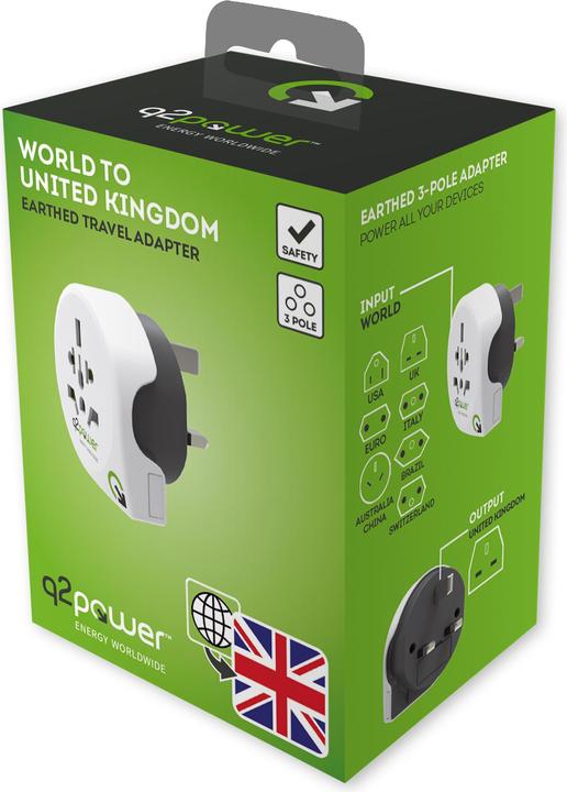 Produktbild Q2 Power Q2Power Reiseadapter Welt
