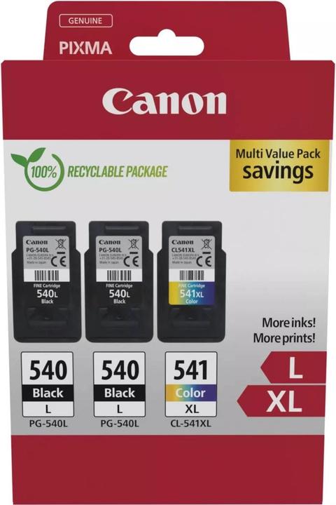 Canon PG-540Lx2/CL-541XL Ink Cartridge (M, C, Y, FC)