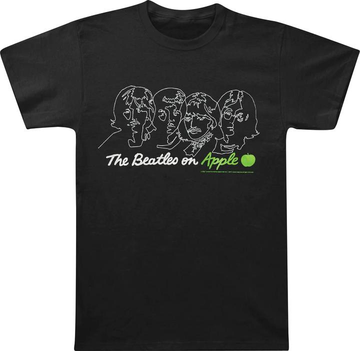 The Beatles On Apple TShirt