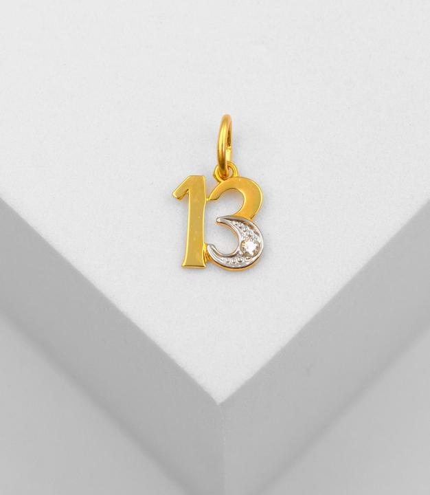 Image du produit Muau Nombre 13 (750, Or blanc, Or jaune 18 K)