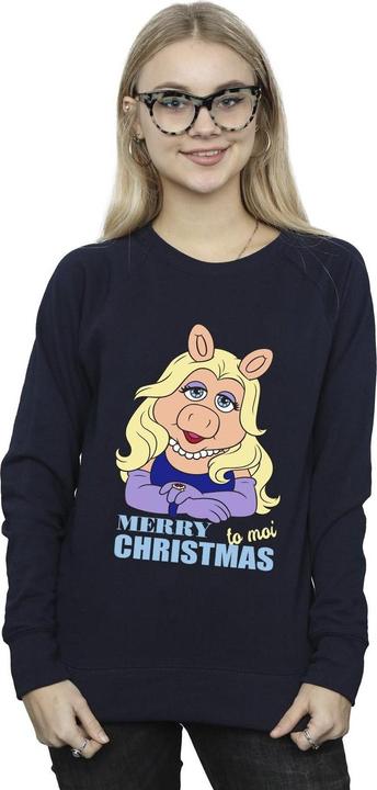 Immagine prodotto Disney Muppets Miss Piggy Queen of Holidays Felpa Donna (S)