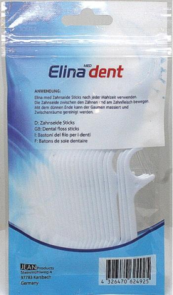 Actual product image Elina Dental floss stick (0.08 m)