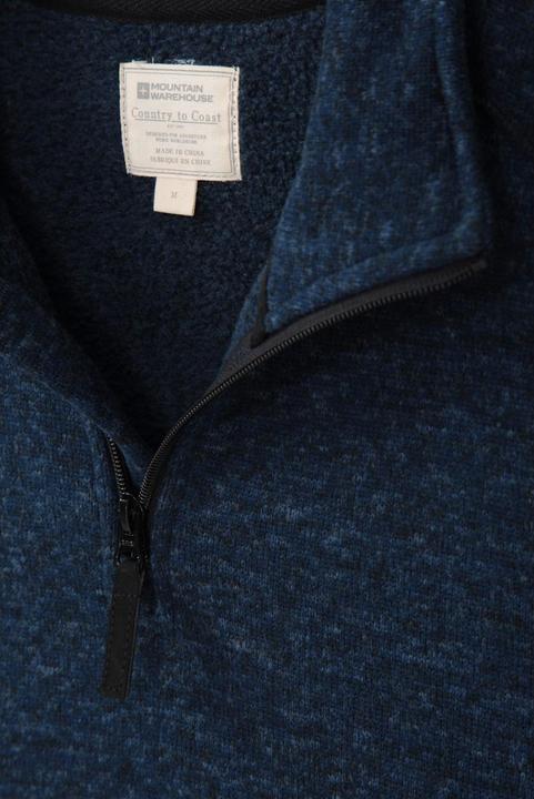 Immagine prodotto Mountain Warehouse Idris II Felpa in Pile Mezza Cerniera Uomo (3XL)
