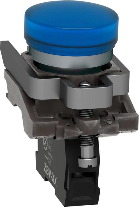 Image du produit Schneider Electric Voyant lumineux LED 48-120VAC bleu XB4BVG6