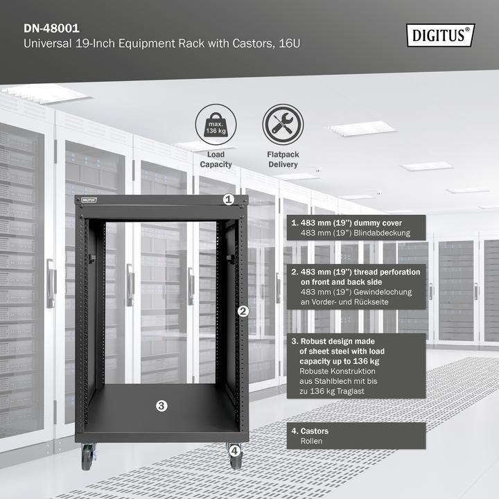 Produktbild Digitus DN-48001 (16 HE, 19 Zoll Rack)