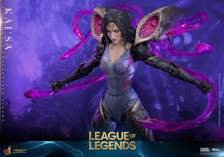 Actual product image Hot Toys League of Legends figurine Video Game Masterpiece 1/6 Kai'Sa 29 cm