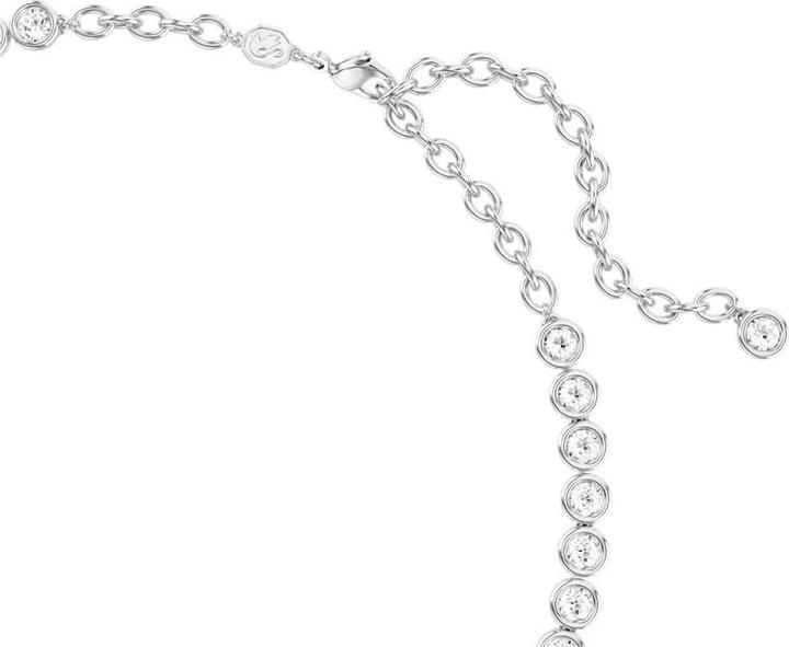 Produktbild Swarovski Imber Tennis Halskette Rundschliff Weiss (Swarovski Metall, 42 - 50 cm)