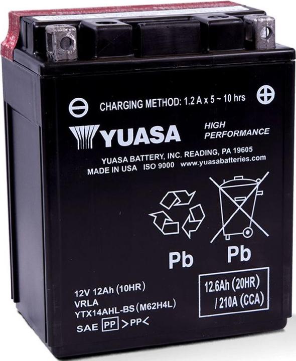 Immagine prodotto Yuasa Garanzia limitata di 6 mesi (12 V, 12.60 Ah, 210 A)
