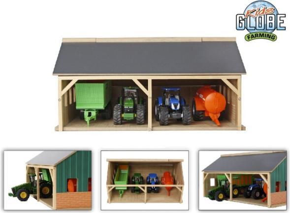 Actual product image Kids Globe Farming Agricultural shed for tractors